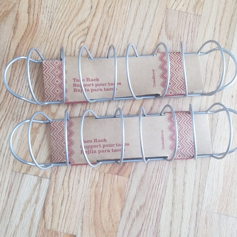 Crate and Barrel Taco Rack x 2